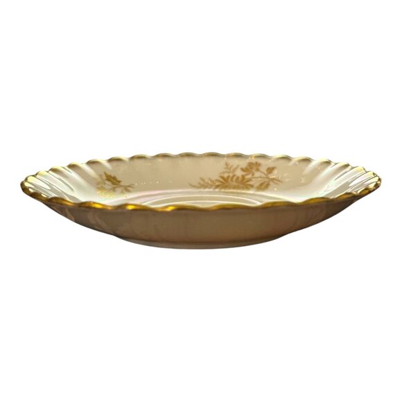 Vintage Royal Albert “Golden Glory” Bone China Saucer – England – Gold Floral Sc - Picture 2 of 4